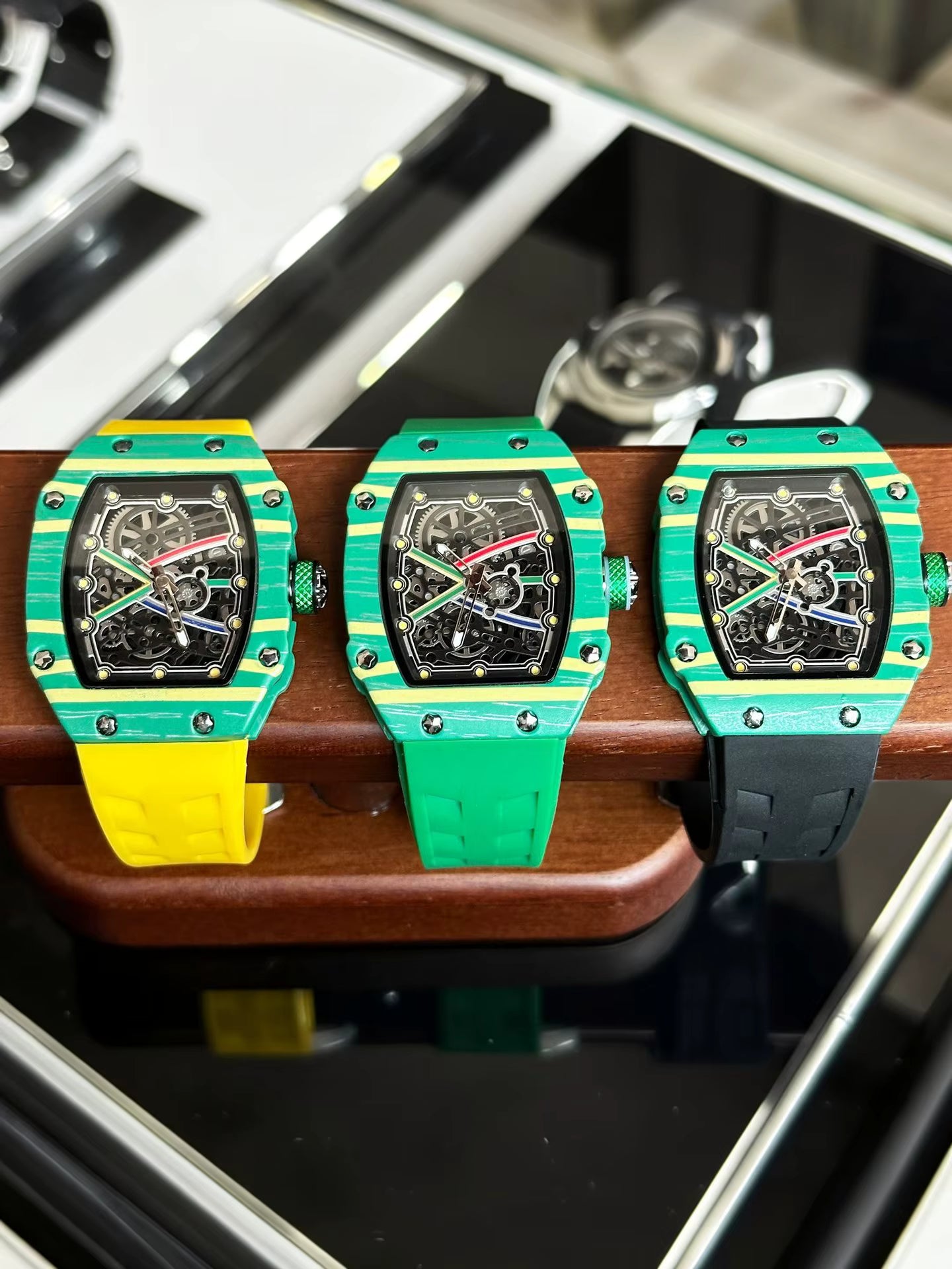 MACHER overtake (Rubber Strap) - Performance Driven Racing Timepieces - Richard mille, jacob&co homage Watches