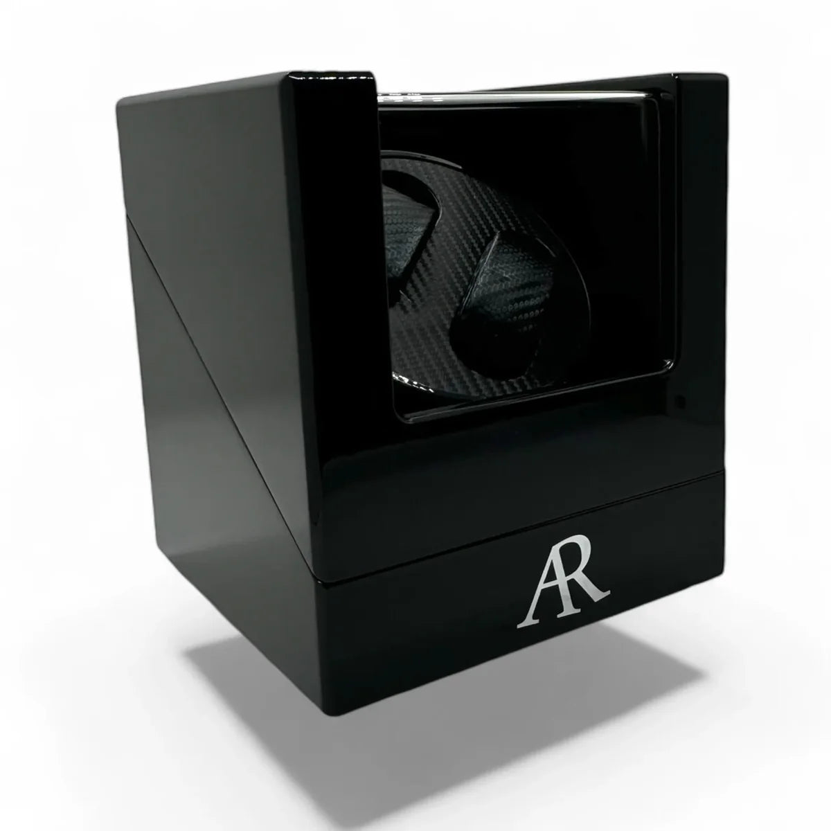 MACHER Black 2pcs automatic watch winder box (Carbon fiber guts) - Performance Driven Racing Timepieces - Richard mille, jacob&co homage Watches