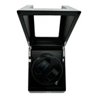 MACHER Black 2pcs automatic watch winder box (Carbon fiber guts) - Performance Driven Racing Timepieces - Richard mille, jacob&co homage Watches