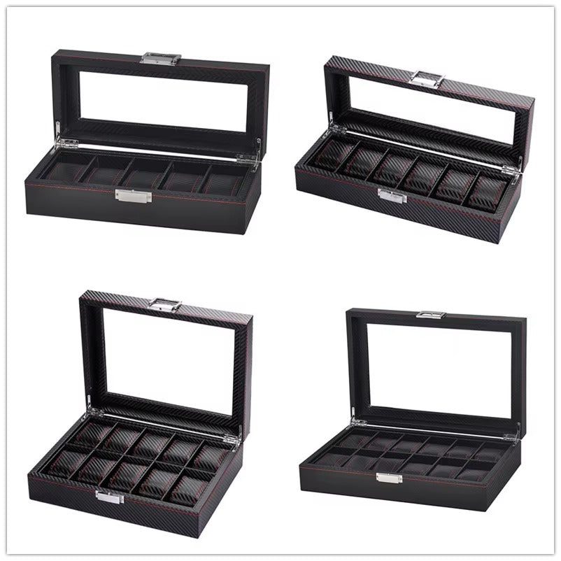 MACHER Carbon fiber travel watch case (3-12 slots) - Performance Driven Racing Timepieces - Richard mille, jacob&co homage Watches