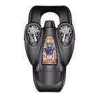 Motorsport-inspired luxury watch with skeleton dial, sporty design, and dual balance wheels