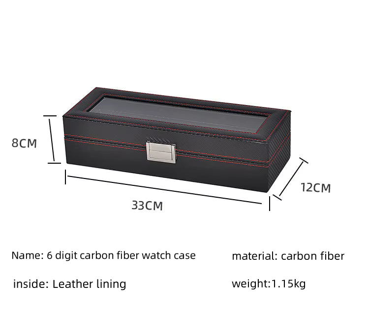 MACHER Carbon fiber travel watch case (3-12 slots) - Performance Driven Racing Timepieces - Richard mille, jacob&co homage Watches