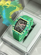 MACHER overtake (Rubber Strap) - Performance Driven Racing Timepieces - Richard mille, jacob&co homage Watches