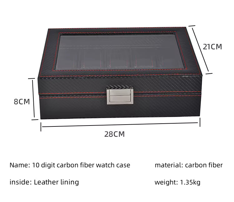 MACHER Carbon fiber travel watch case (3-12 slots) - Performance Driven Racing Timepieces - Richard mille, jacob&co homage Watches