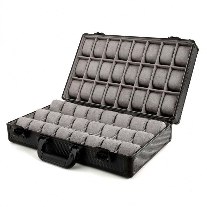 MACHER green travel watch case (10-48 slots)