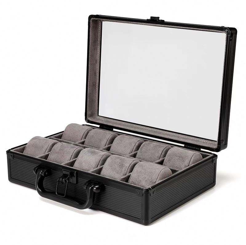 MACHER green travel watch case (10-48 slots)