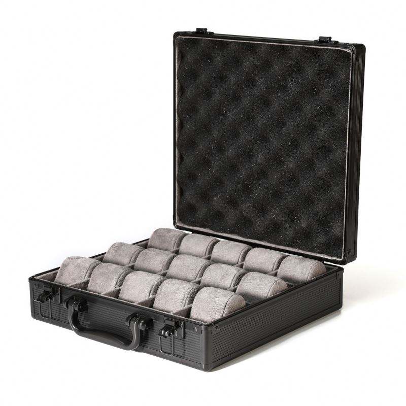 MACHER green travel watch case (10-48 slots)