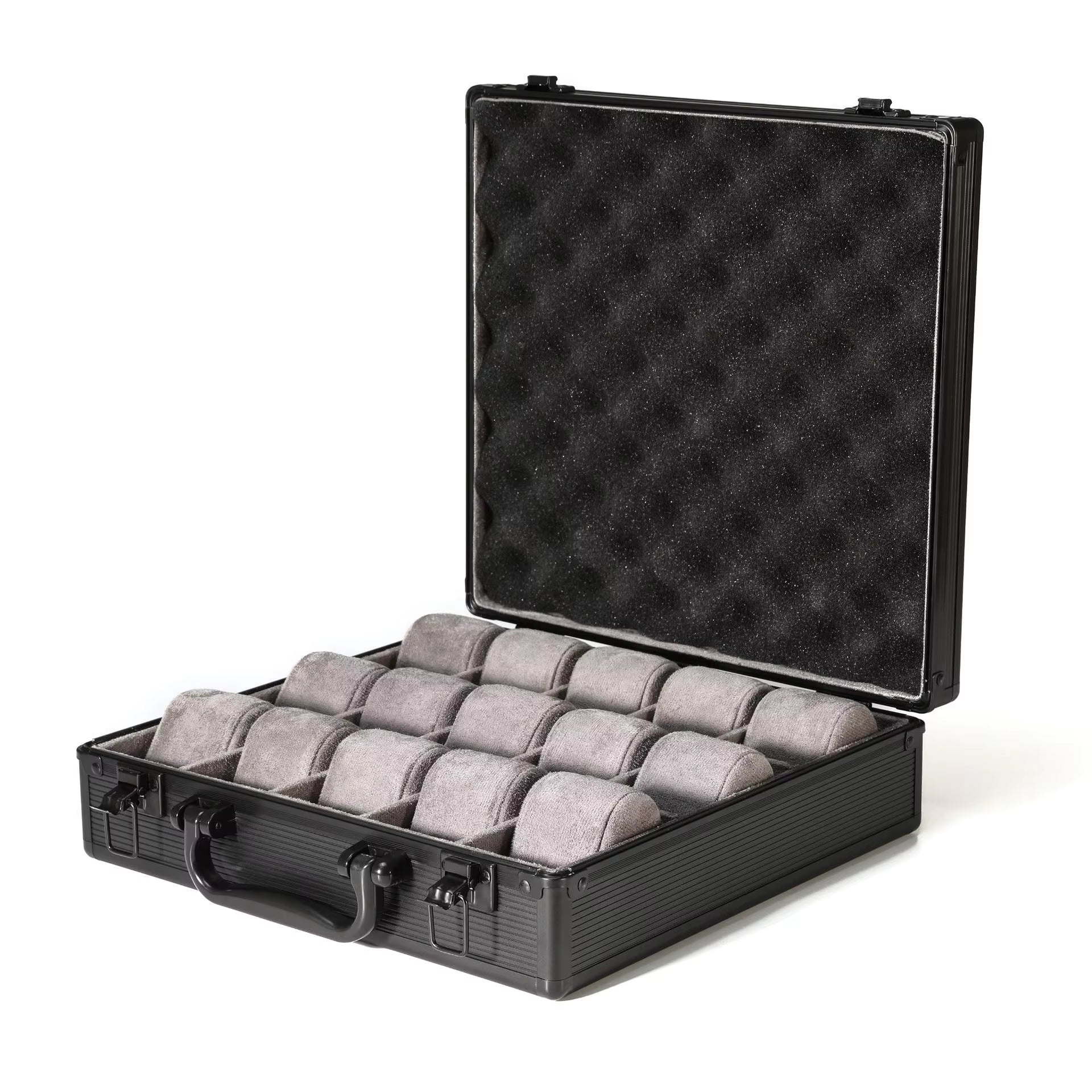 MACHER green travel watch case (10-48 slots)